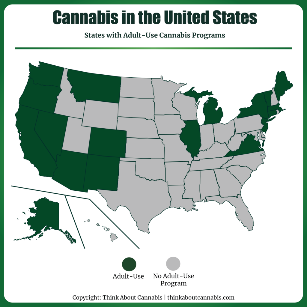 States with Adult-Use Cannabis Programs